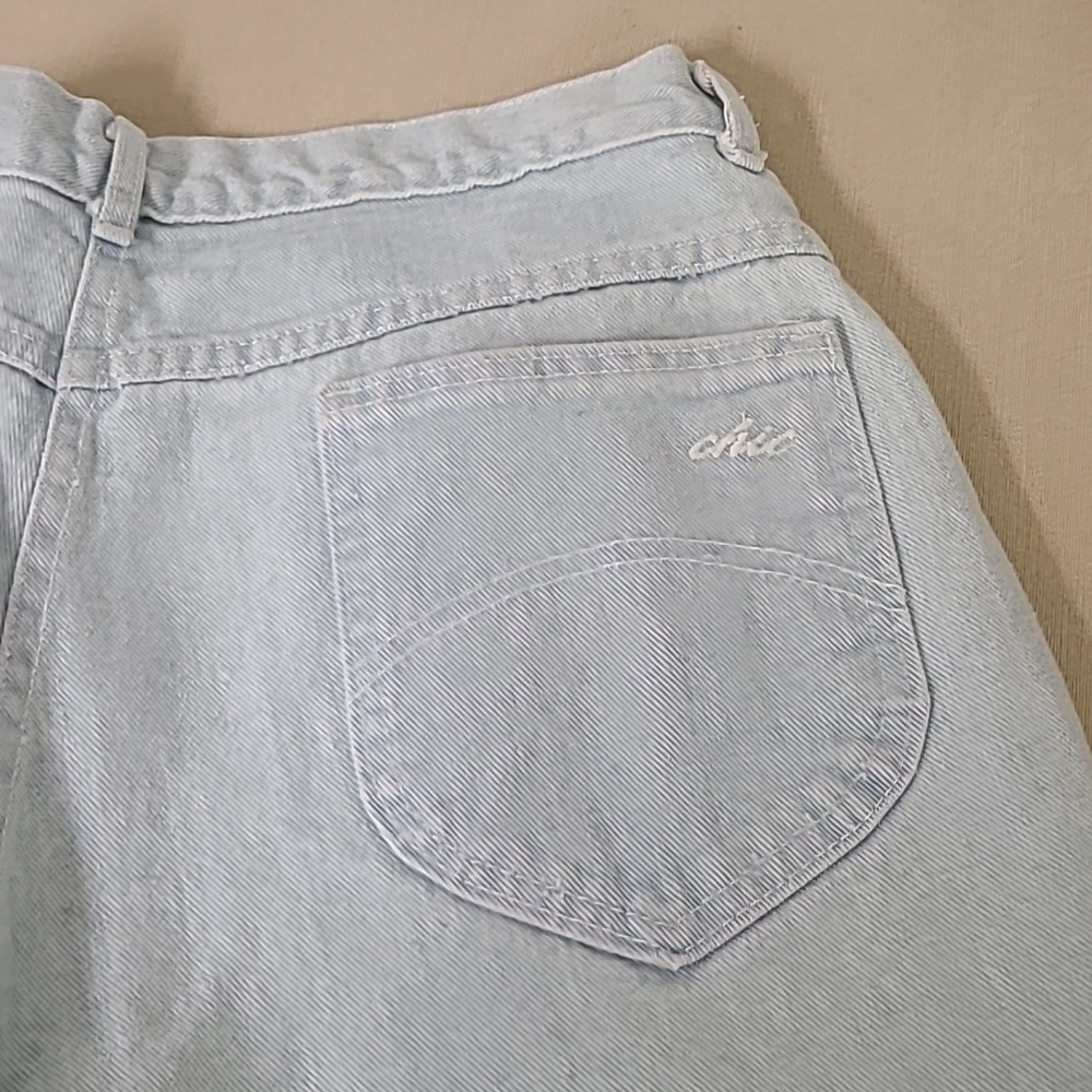 Vintage  80s High Waisted Chic Jeans Size 16 - Picture 7 of 7